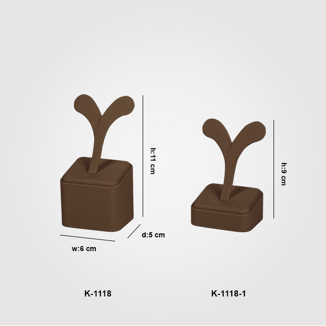 VitrinKutu - 2 Boy Küpe Takı Standı K-1118