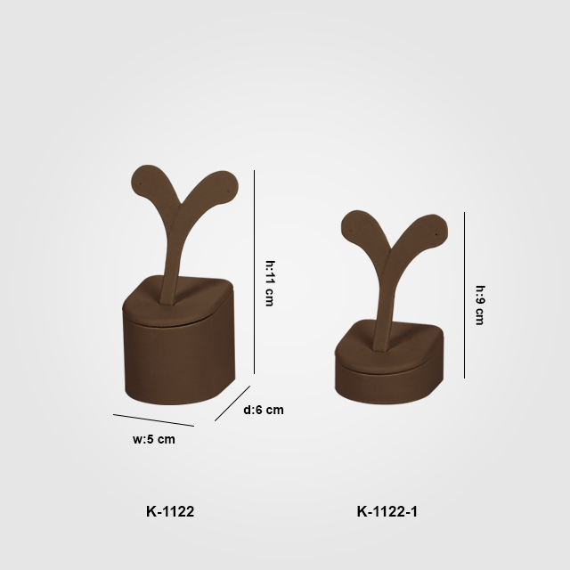 VitrinKutu - 2 Boy Küpe Takı Standı K-1122