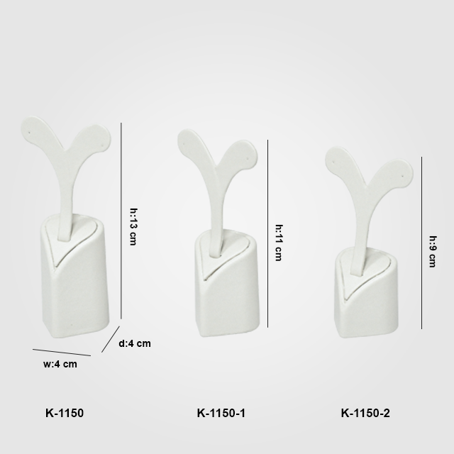 VitrinKutu - 3 Boy Küpe Aksesuar Standı K-1150