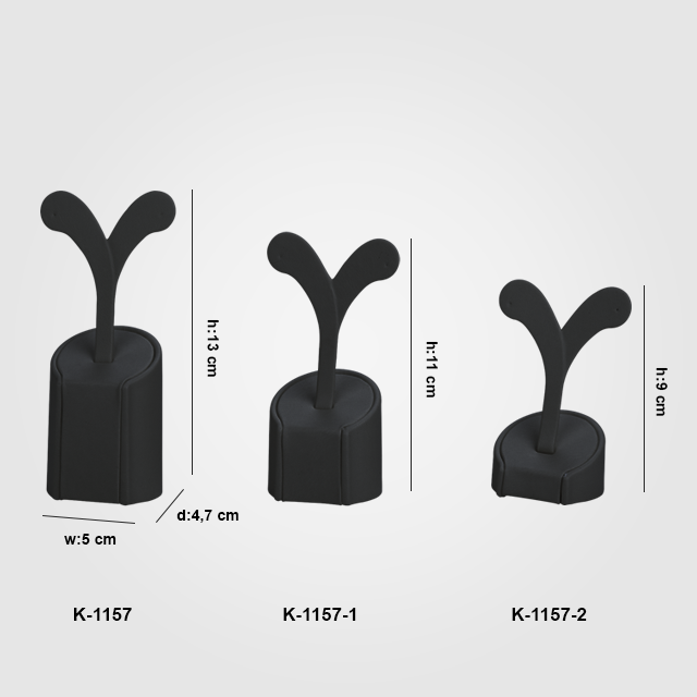 VitrinKutu - 3 Boy Küpe Aksesuar Standı K-1157