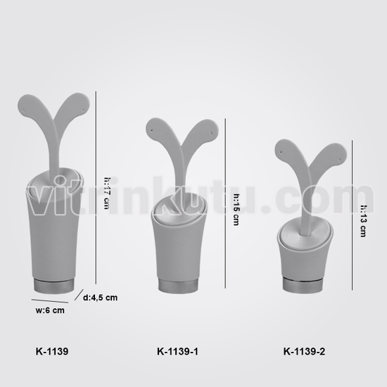 3 Boy Küpe Takı Aksesuar Standı K-1139