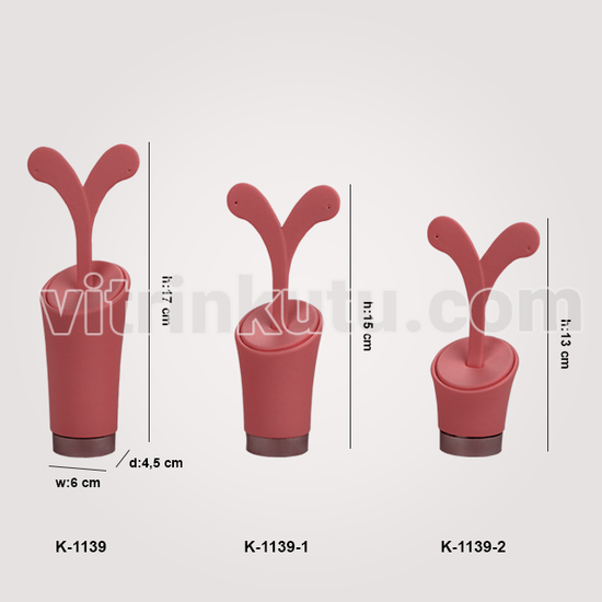 3 Boy Küpe Takı Aksesuar Standı K-1139