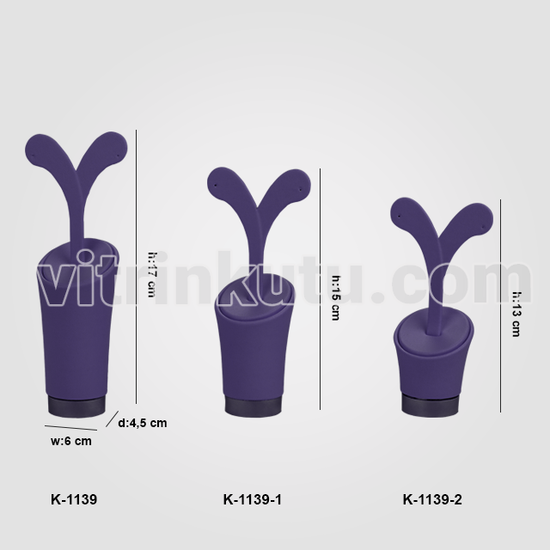 3 Boy Küpe Takı Aksesuar Standı K-1139