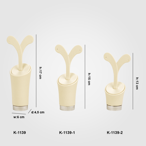 VitrinKutu - 3 Boy Küpe Takı Aksesuar Standı K-1139
