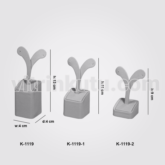 3 Boy Küpe Takı Standı K-1119