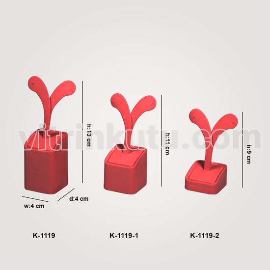 3 Boy Küpe Takı Standı K-1119