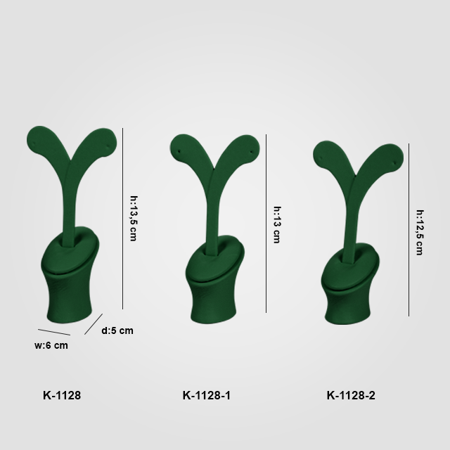 VitrinKutu - 3 Boy Küpe Takı Standı K-1128