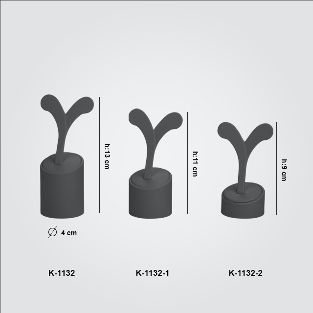 VitrinKutu - 3 Boy Küpe Takı Standı K-1132