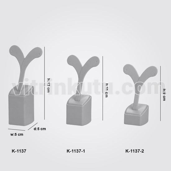 3 Boy Küpe Takı Standı K-1137