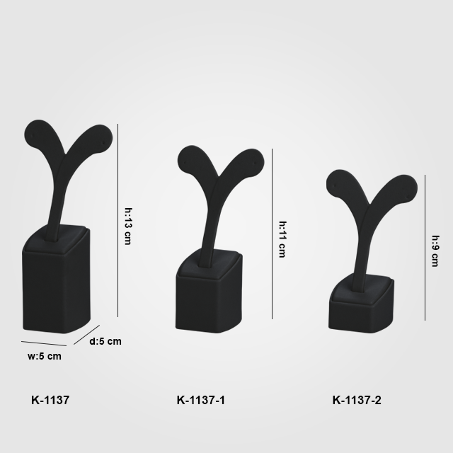 VitrinKutu - 3 Boy Küpe Takı Standı K-1137