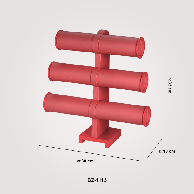 VitrinKutu - 3 Katlı Bilezik Takı Aksesuar Standı BZ-1113