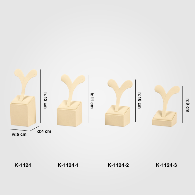 VitrinKutu - 4 Boy Küpe Takı Standı K-1124