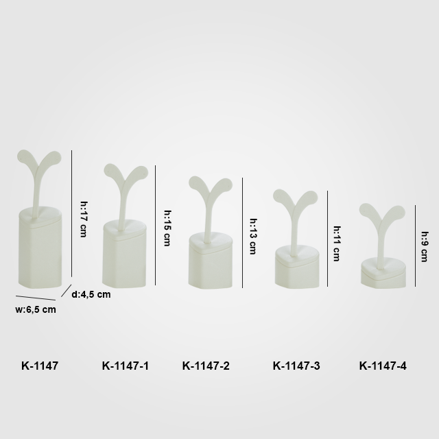 VitrinKutu - 5 Boy Küpe Takı Aksesuar Standı K-1147