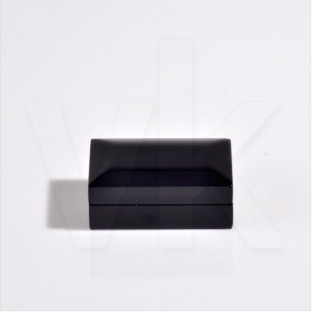 Ahşap Kol Düğmesi Kutusu 9x6 cm Cilalı Siyah - Thumbnail