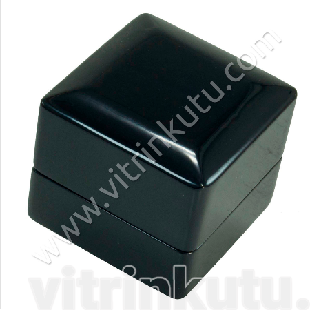 Ahşap Yüzük Tektaş Kutusu Rulo 6x6 cm