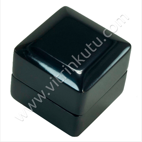 Ahşap Yüzük Tektaş Kutusu Rulo 6x6 cm