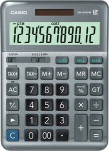VitrinKutu - Casio DM-1200FM Masaüstü 12 Hane Hesap Makinesi