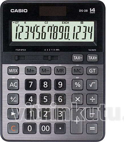 Casio Hesap Makinesi Masaüstü Ds-3B 14 Hane