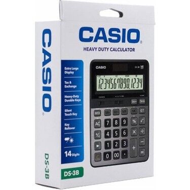 Casio Hesap Makinesi Masaüstü Ds-3B 14 Hane