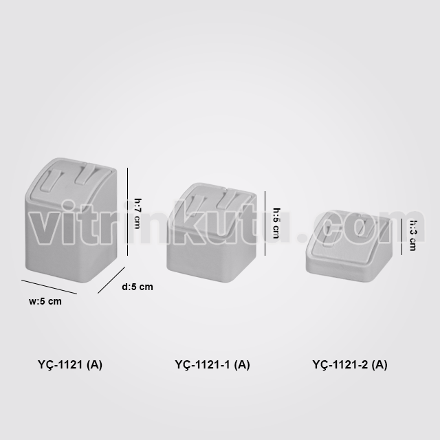 Çift Alyans Takı Standı 3 Boy YÇ-1121-A