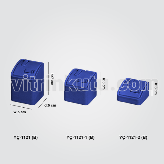 Çift Alyans Takı Standı 3 Boy YÇ-1121-B