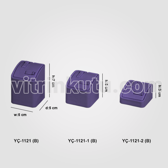 Çift Alyans Takı Standı 3 Boy YÇ-1121-B