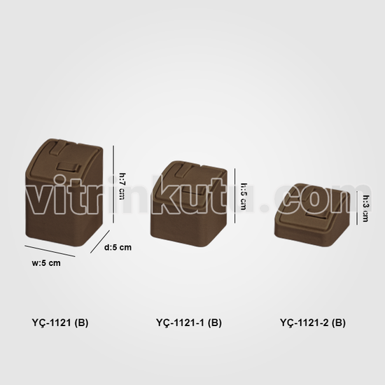 Çift Alyans Takı Standı 3 Boy YÇ-1121-B