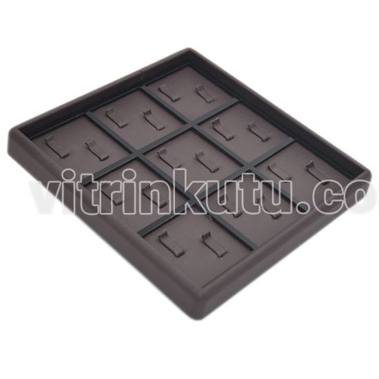 Deri Çift Alyans Tablası 20x20