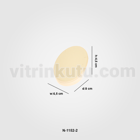 Dik Kolye Oval Yatık 4 Boy N-1152