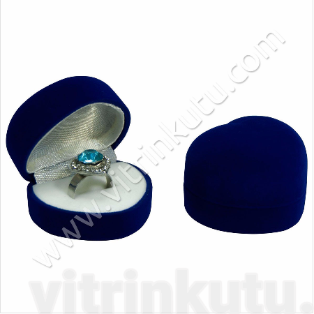 Flok Kalpli Yüzük Kutusu 5x4 cm (12'li Paket)