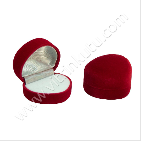 Flok Kalpli Yüzük Kutusu 5x4 cm (12'li Paket)