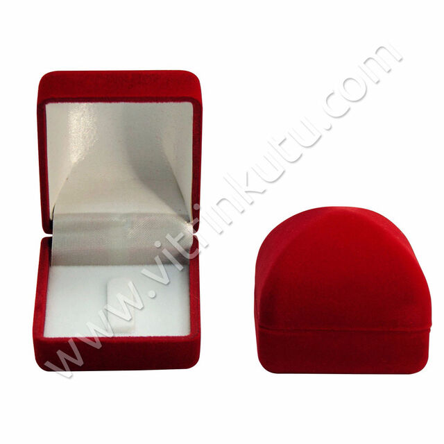 Flok Yüzük Kutusu Tabut 4,5x5 cm (6'lı Paket)