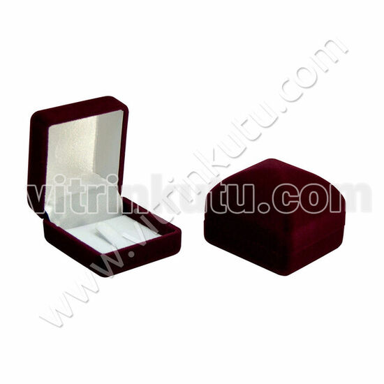 Flok Yüzük Kutusu Tabut 4,5x5 cm (6'lı Paket)