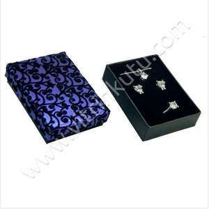 Floklu Üçlü Takım Kutusu 6,5x8,5 cm 12'li Paket - Thumbnail