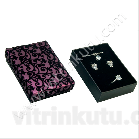 Floklu Üçlü Takım Kutusu 6,5x8,5 cm 12'li Paket