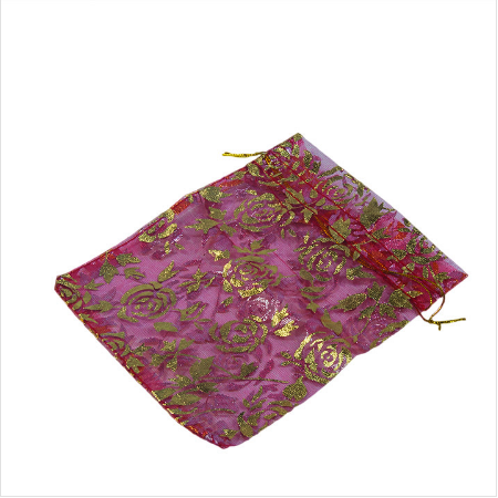 Hediyelik Tül Kese 7x9 cm Bordo 100'lü Paket