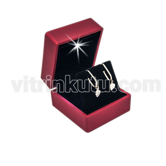 Işıklı Küpe Kutusu 6x6 cm