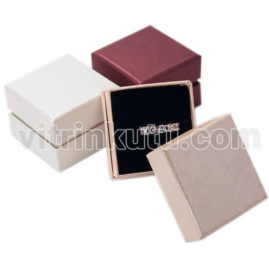 Karton Aralı Lüx Yüzük Kutusu 6'lı Paket