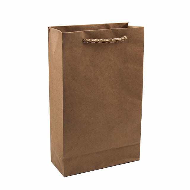 VitrinKutu - Karton Çanta 17x27 cm Kraft (12'li Paket)