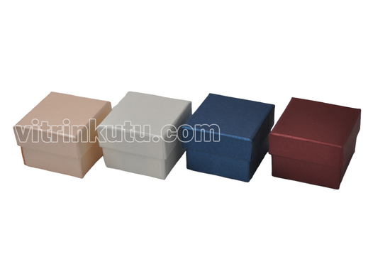 Karton Lüx Yüzük Kutusu 6 lı paket