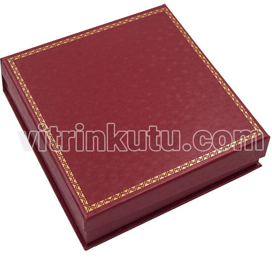 Karton Mıknatıs Kapak 16x16 Set Kutusu Kırmızı