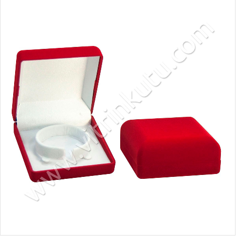 VitrinKutu - Kelepçe Bilezik Kutusu Flok 6'lı Paket