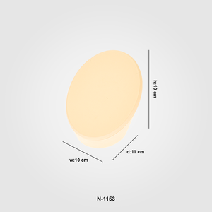 Kolyelik Yatık Oval 3 Boy N-1153 - Thumbnail