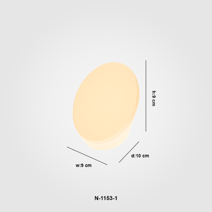 Kolyelik Yatık Oval 3 Boy N-1153 - Thumbnail