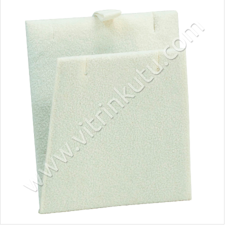 Küpe Takı Kutusu 4,5x7,5 cm Ahşap Beyaz