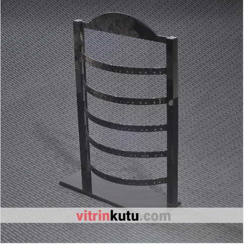 VitrinKutu - Küpe Takı Standı 57 Çift Ayarlanabilir Pleksi