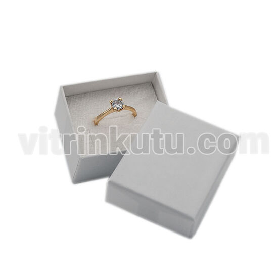 Lüx Karton Yüzük Kutusu (12 li Paket)