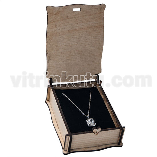 MDF Kolye Kutusu Ahşap 6'lı Paket