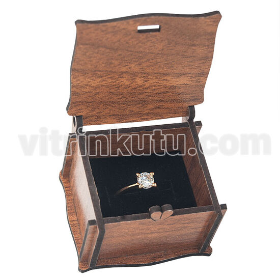 MDF Yüzük Kutusu 12'li Paket