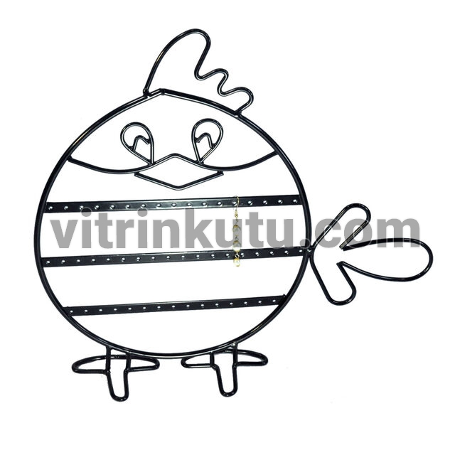 Metal Küpelik Kuş Figürlü
